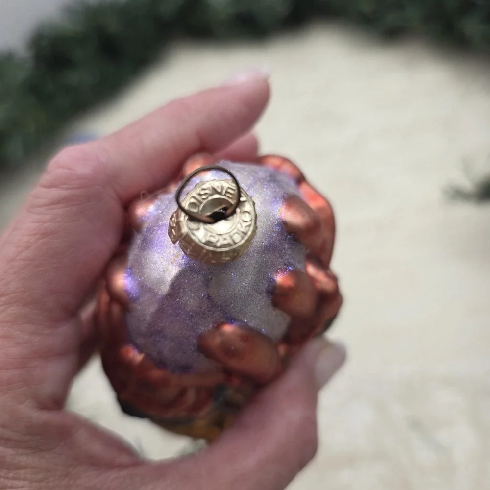 1999 Christopher Radko Disney Fantasia Sorcerer Mickey Brooms Glass Ornaments